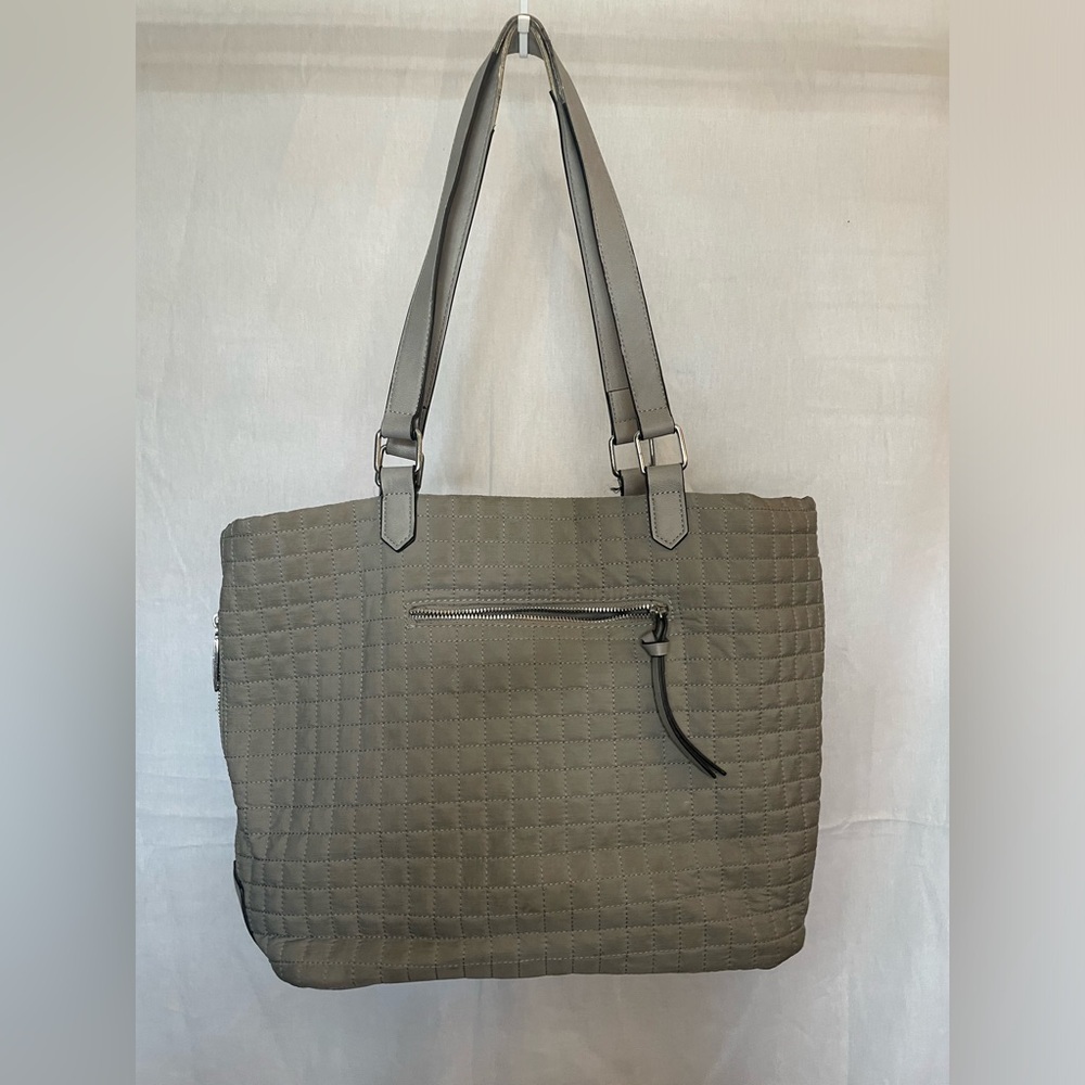 Max Studio Grey Purse Laptop Bag Lots of Storage